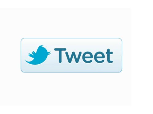 Eigen tweetknop van Twitter