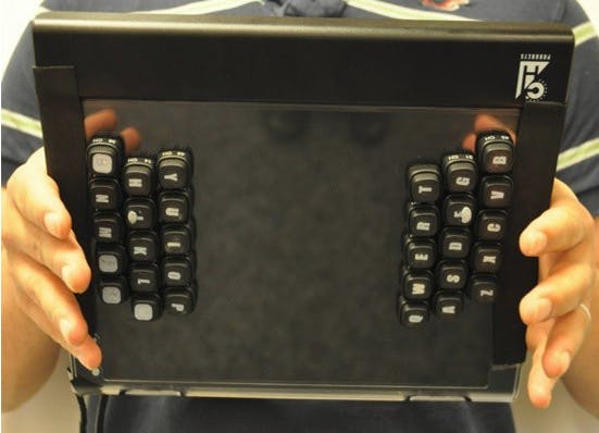 Microsoft Research toont RearType keyboard