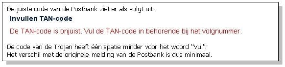 Meer licht op de Postbank-trojan