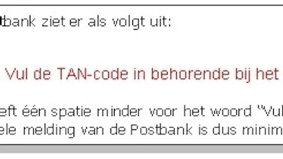 Meer licht op de Postbank-trojan