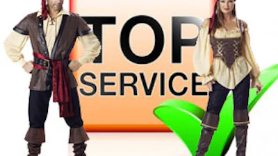 Piraten bieden beste dienstverlening