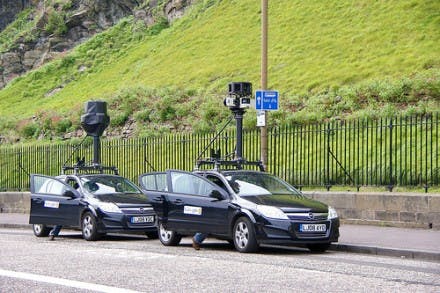 Google Street View-auto's rijden weer