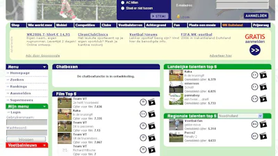 Voetbaljeugd kan online scoren
