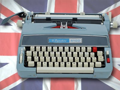 Laatste Britse typemachine fabriek uitgerold