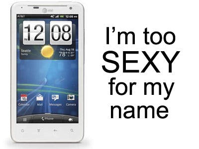HTC Vivid lijkt teveel op porno