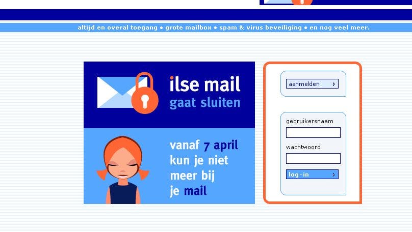 ilse stopt met ilse mail