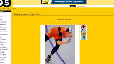 Gouden pak Ireen Wüst geveild voor Right to Play