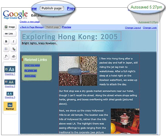 Google lanceert online webeditor