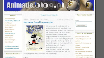 Nieuw: Nederlandse blog over animatiefilms