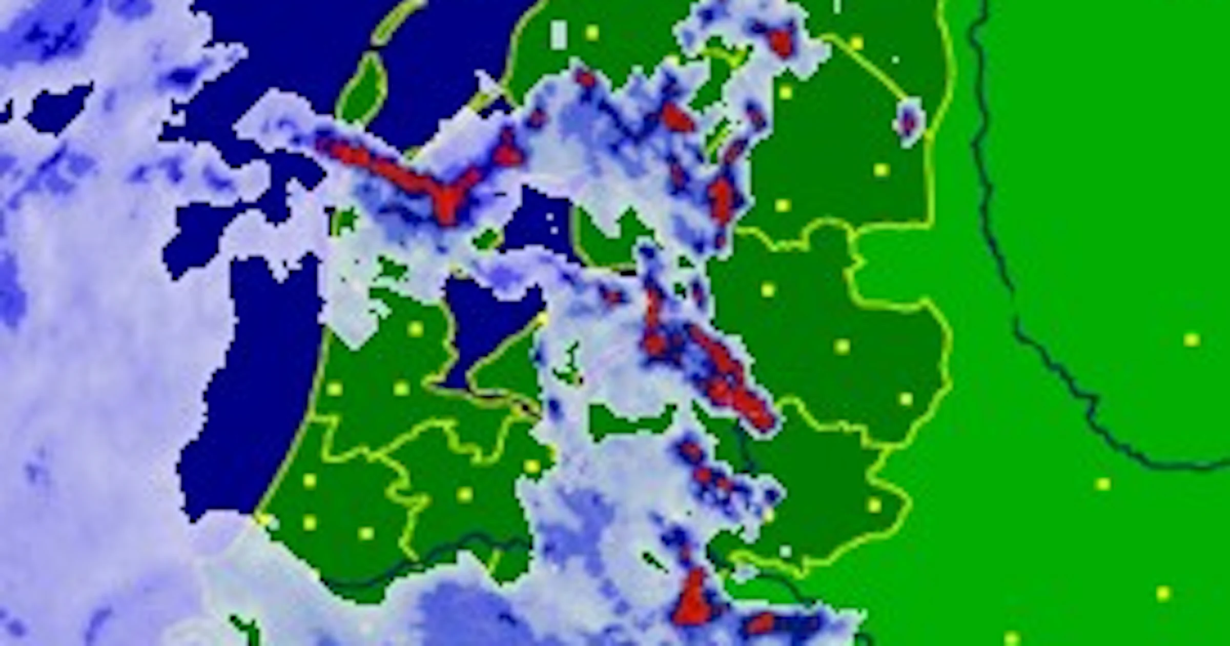 Noodweer laat Buienradar kraken