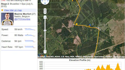 Tour de France-ploeg live te volgen via Google Maps