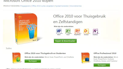 Nederlandse MS Office 2010 gearriveerd