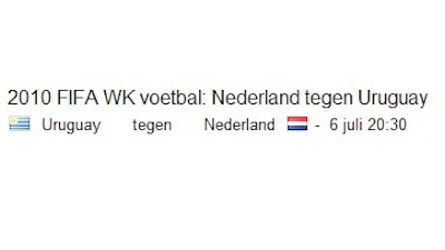 WK 2010: ICT-systeem voorspelt winst Oranje