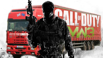 Dieven kapen truck met Call of Duty-spellen