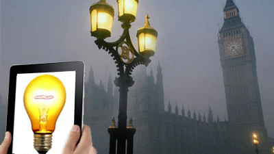 iPad stuurt straatverlichting Londen aan