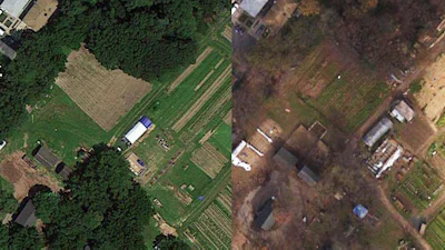 Sandy-satellietfoto’s op Google website tonen ravage