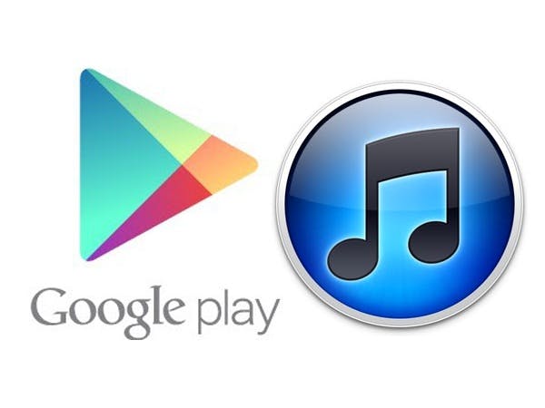 Google Play Store net zoveel apps als Apple App Store