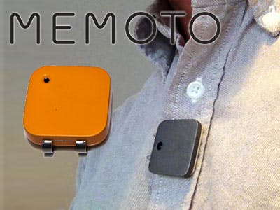Memoto Lifelogging camera geeft fotografisch geheugen 
