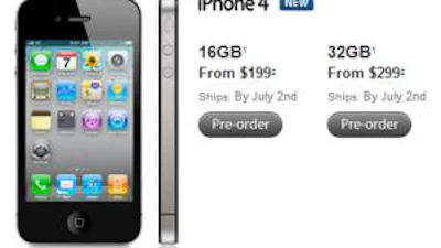 iPhone 4 in voorverkoop snel uitverkocht