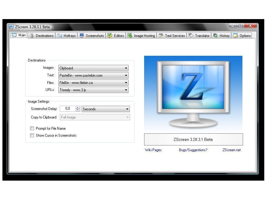 Verse download: ZScreen
