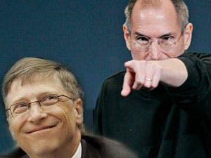 Gates laconiek over aantijgingen van Jobs