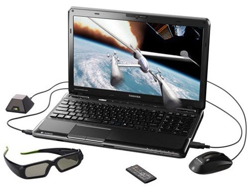 Toshiba Satellite met 3D-blu-ray-speler