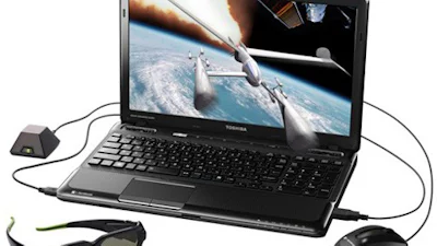 Toshiba Satellite met 3D-blu-ray-speler