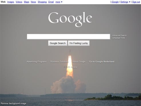 Nieuw: eigen foto op homepage Google