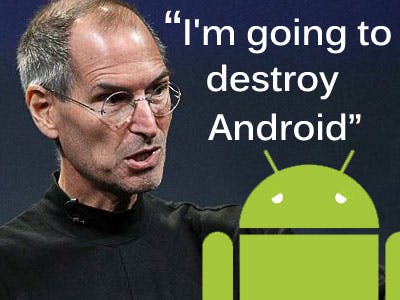 Steve Jobs wilde Android kapotmaken