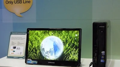 Samsung toont usb-only 18,5-inch lcd-scherm