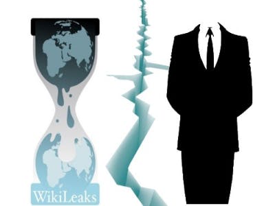 Anonymous woest om betaalmuur WikiLeaks