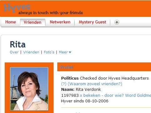 Hyves als wapen in verkiezingstijd