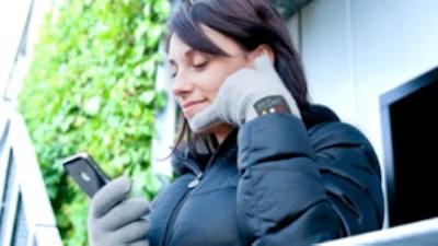 Bellen met je handschoen