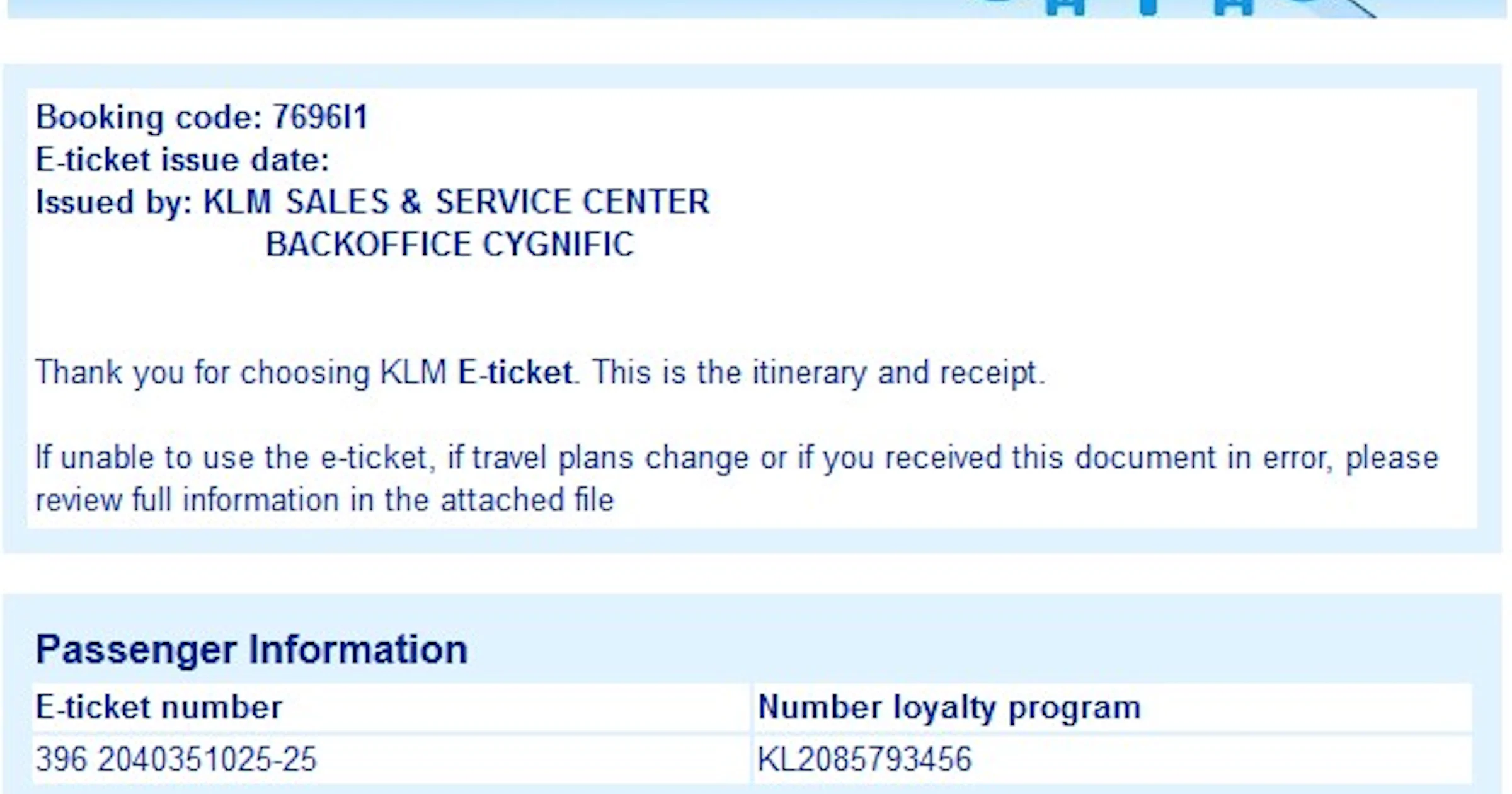 Vals KLM-ticket verspreidt malware
