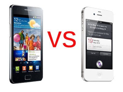 iPhone 4S vs Samsung Galaxy S II