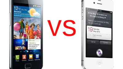 iPhone 4S vs Samsung Galaxy S II