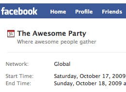 Facebook feestje veroorzaakt paniek
