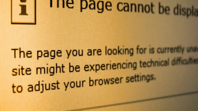 Error 404 wordt mogelijk opsporingsbericht