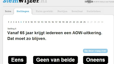 Lijsttrekkers testen nieuwe StemWijzer