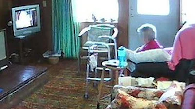 Bejaarde ongewild webcam-beroemdheid