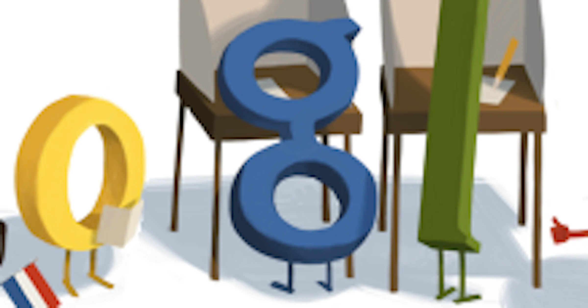 Verkiezingen 2012 Google Doodle
