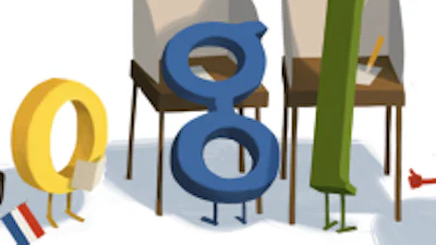 Verkiezingen 2012 Google Doodle