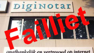 DigiNotar failliet