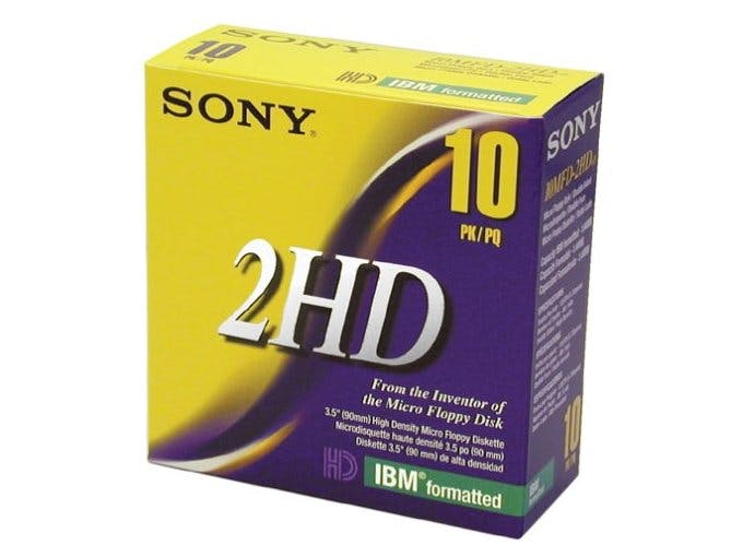 Sony trekt stekker uit floppy disk
