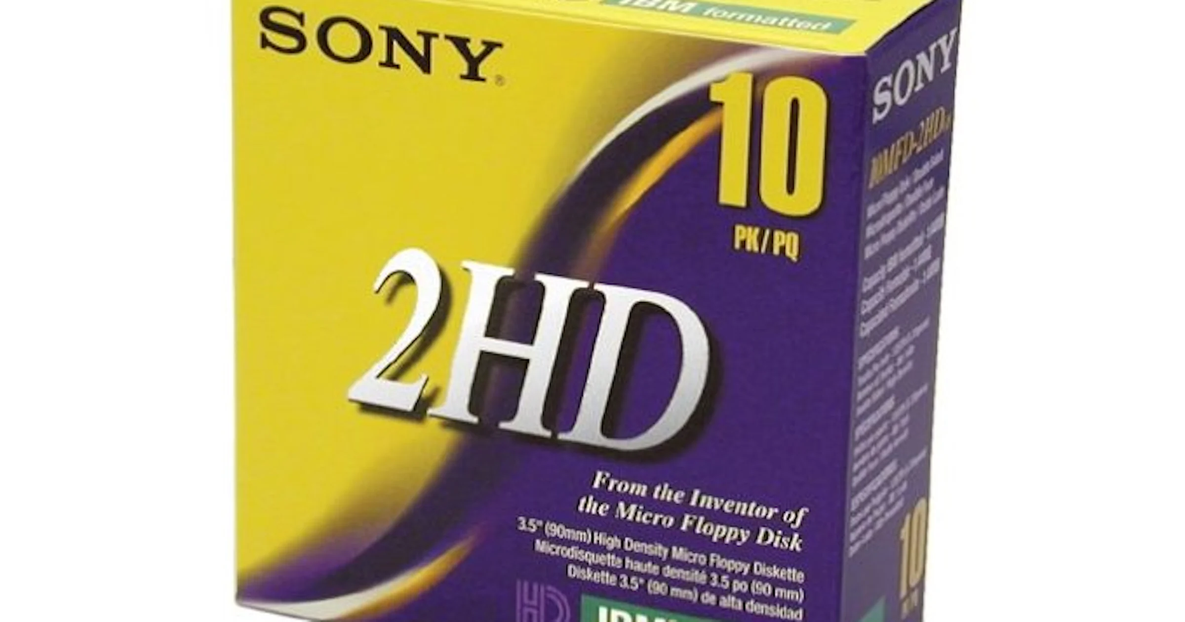Sony trekt stekker uit floppy disk