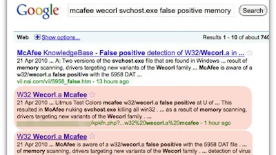 Malware-gevaar bij zoeken oplossing McAfee-probleem
