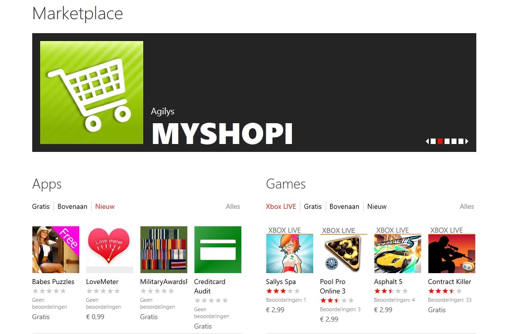 Problemen met nieuwe Windows Phone apps
