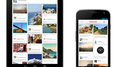 Pinterest introduceert apps voor Android en iPad