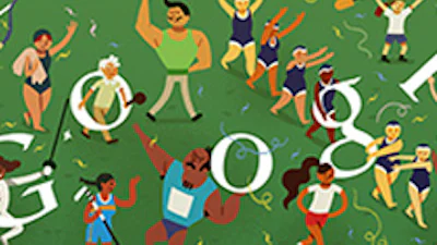 Olympische Spelen afsluitingsceremonie Google Doodle