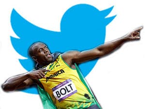 Usain Bolt zorgt ook voor Twitter-record